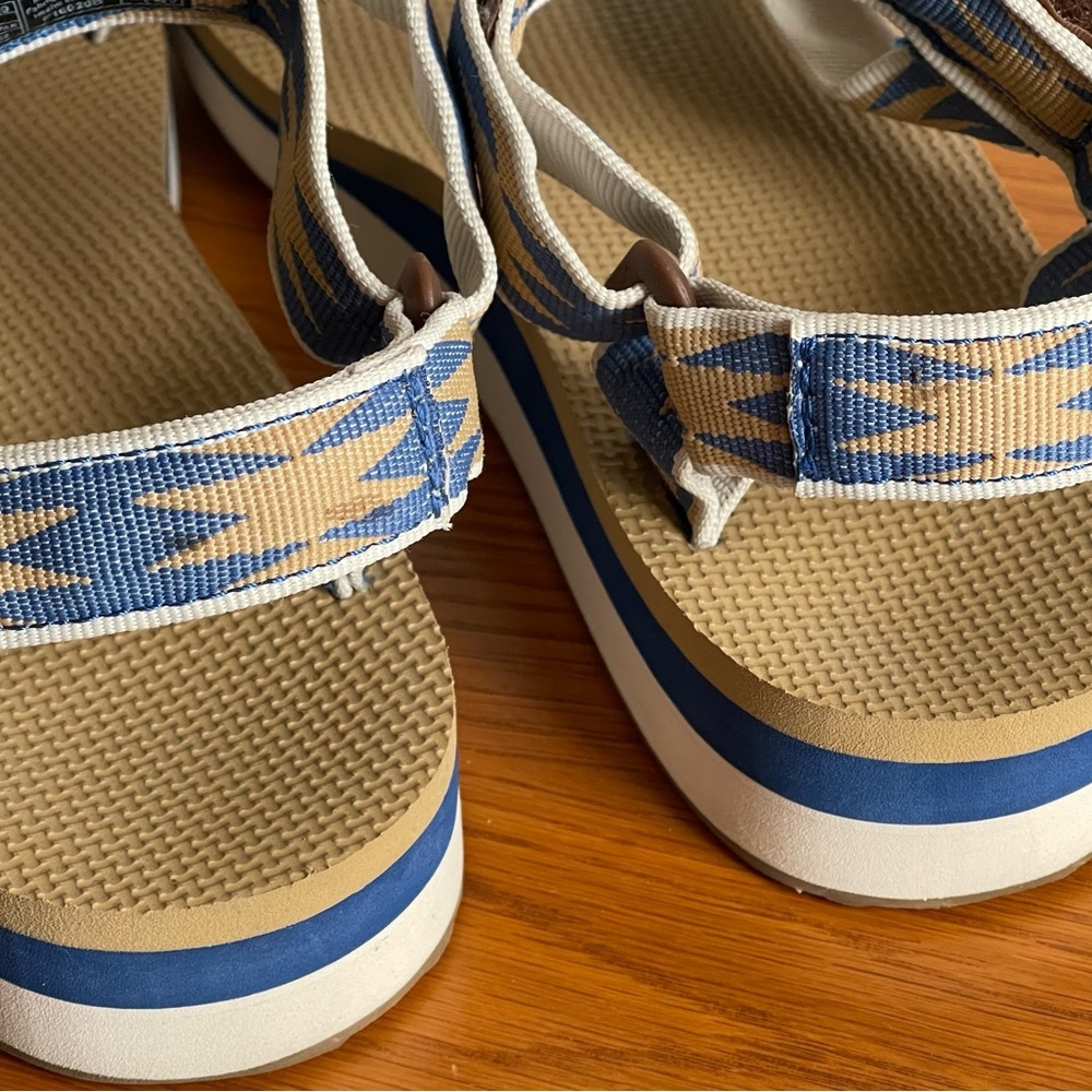 Teva Midform Universal Halcon Blue/Tan Sandal Size 8 - Picture 16 of 16